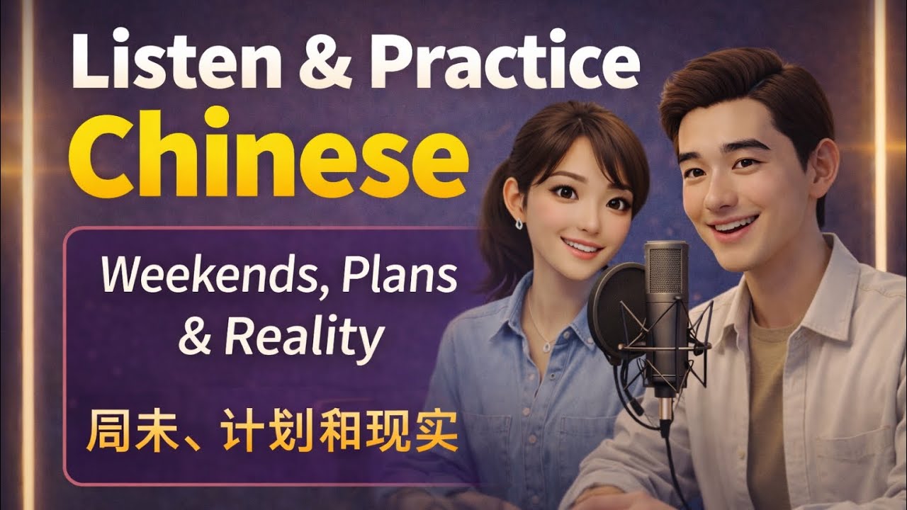 Weekend Plans vs Reality｜周末计划和现实#learnchinese #Mandarinlo #chinesepodcast 