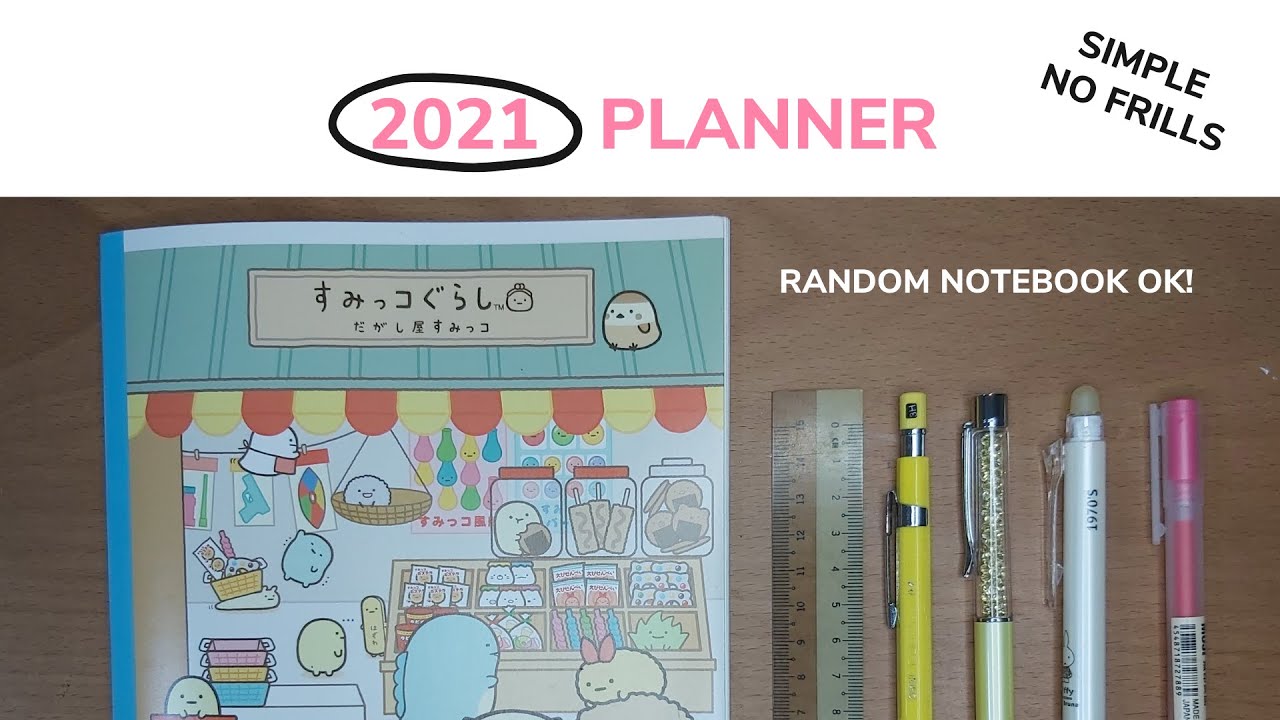 Minimal 2021 Planner Setup