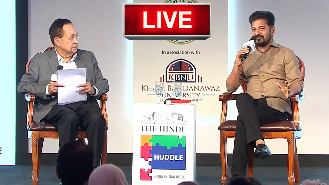 🔴LIVE: CM Revanth Reddy Exclusive Interview at The Hindu Huddle 2026 | Telangana CM Speech | JM News