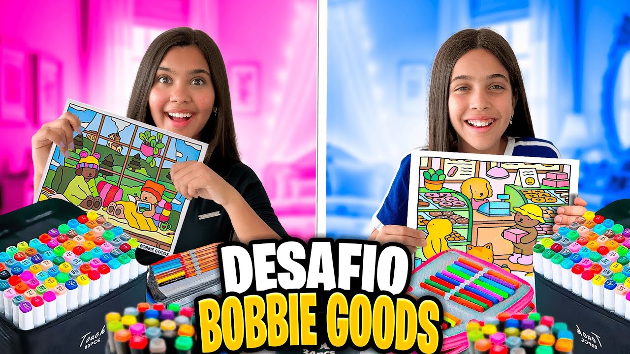 O MAIOR DESAFIO DA HISTÓRIA: MANU x LORENA PINTANDO BOBBIE GOODS *Quem vai vencer ?