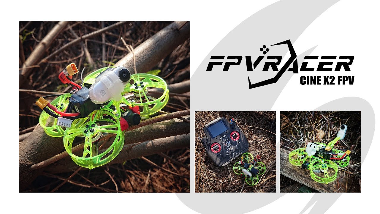 FCFFPV//FPVRACER (LDARC) CINE X2-FPV 4S 25A 100mm Cinewhoop (DVR+Insta360GO)