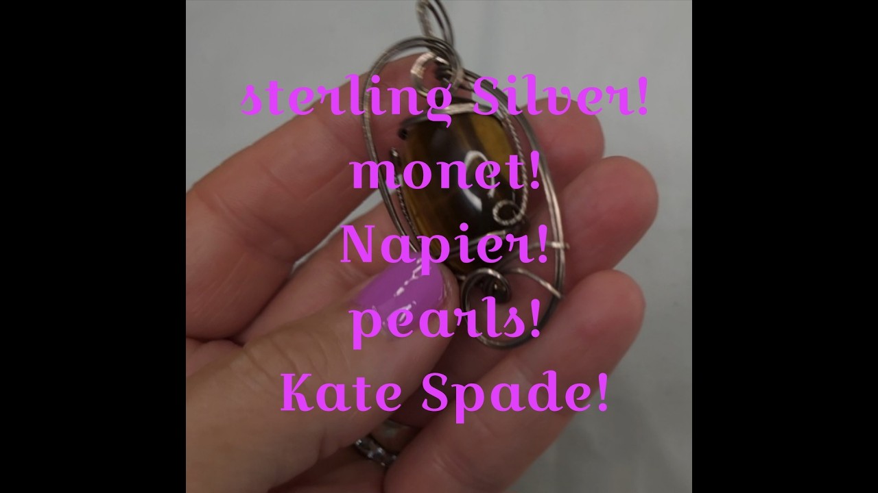 Pop Up Jewelry Sale! Kate Spade! J Crew! Sterling Silver! Pearls! Swarovski! Monet! Napier!