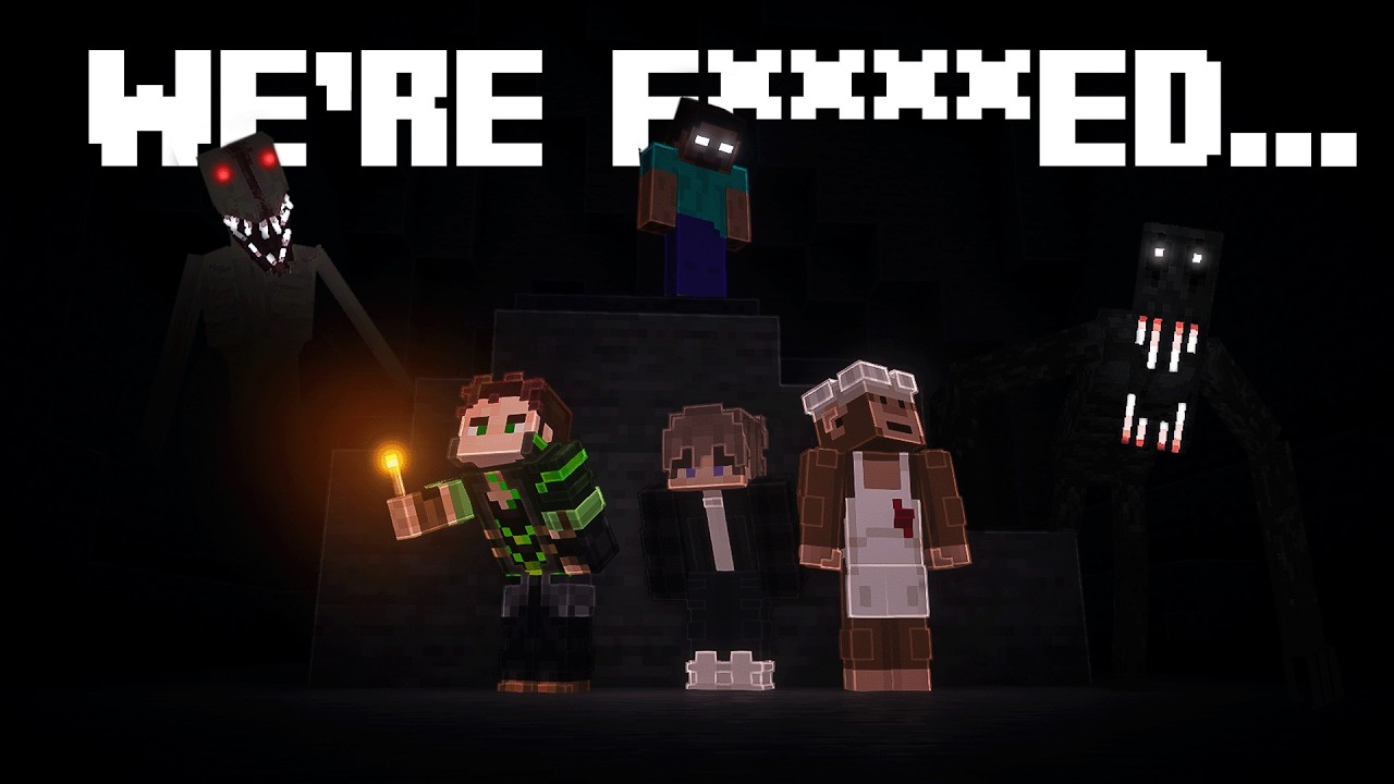 3 Idiots Overcome Minecraft's SCARIEST Monsters