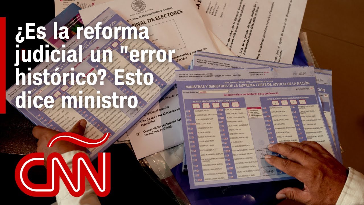 Quizá el contrapeso del Poder Judicial en México fue débil durante muchos años, dice ministro