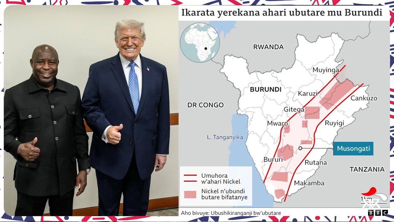 AMERIKA IGEZE KURE IBIGANIRO N'U BURUNDI KU MABUYE Y'AGACIRO