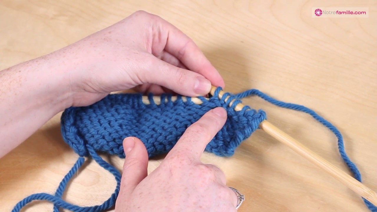 Augmentation intercalaire double - Comment faire du tricot pas &agrave; pas (16)