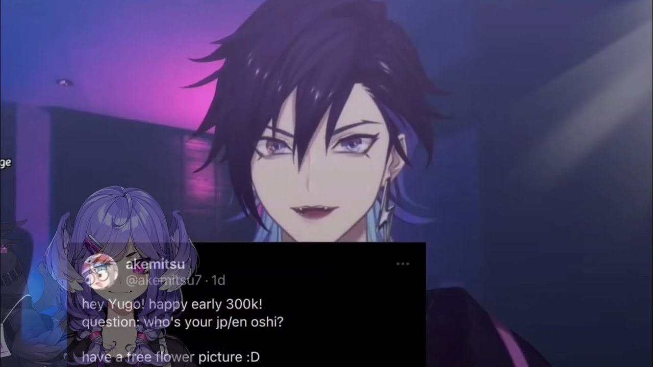 Yugo confessed to his EN oshi