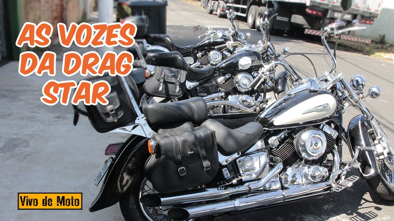 Os diferentes roncos da Drag Star 650 com escape original, esportivo e JJ VDM 420