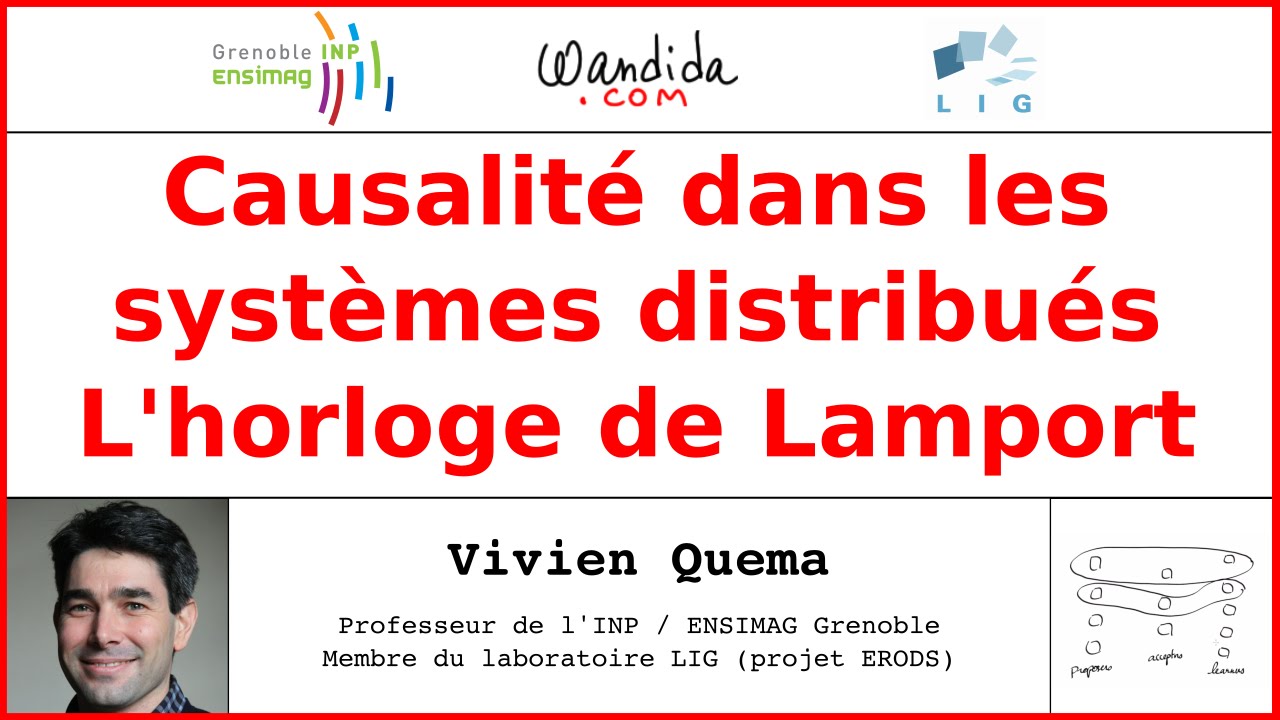 Causalité dans les sysètmes distribués - L'horloge de Lamport | Vivien Quema