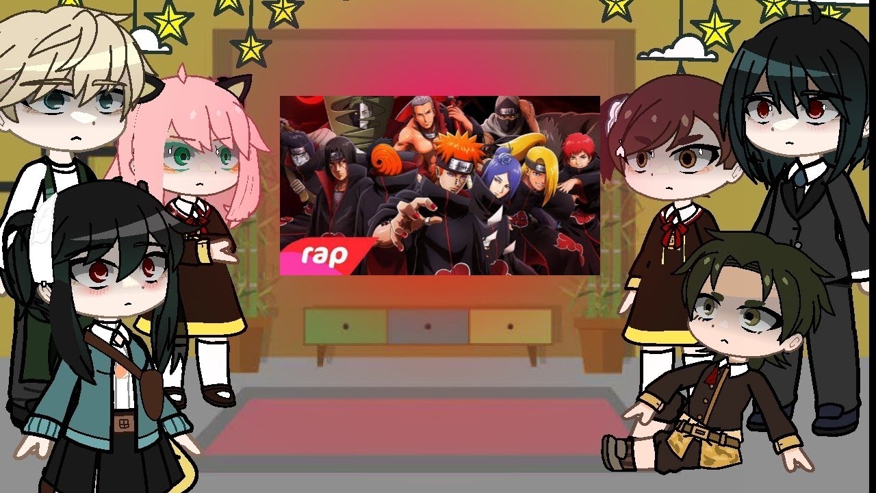 ☁️🩸Spy x Family React ao Rap da Akatsuki (Naruto) - OS NINJAS MAIS PROCURADOS DO MUNDO | #039☁️🩸