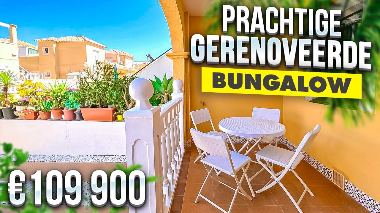 Prachtige gerenoveerde bungalow €109 900 op de 1e verdieping in Dream Hills met toeristenvergunning