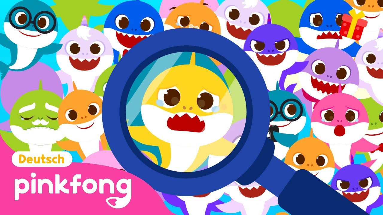 [NEU] Wo ist die Hai-Familie? 🔍 | Versteckspiel | Pinkfong, Baby Hai! Kinderlieder