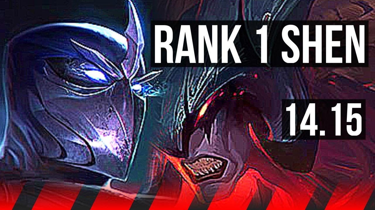 SHEN vs AATROX (TOP) | Rank 1 Shen, 5/0/9, Rank 21 | EUW Challenger | 14.15