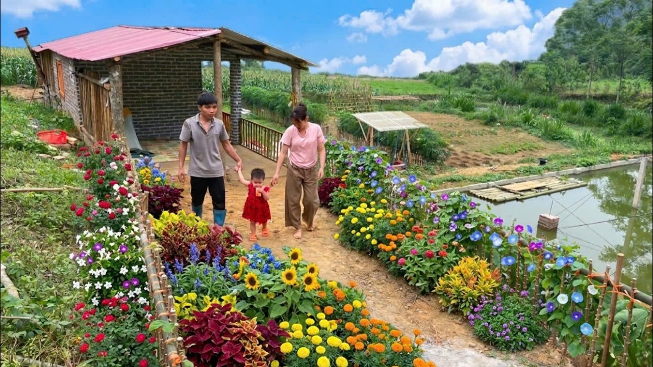 SU & HUYEN quickly erected a dreamlike fence. Real-life paradise