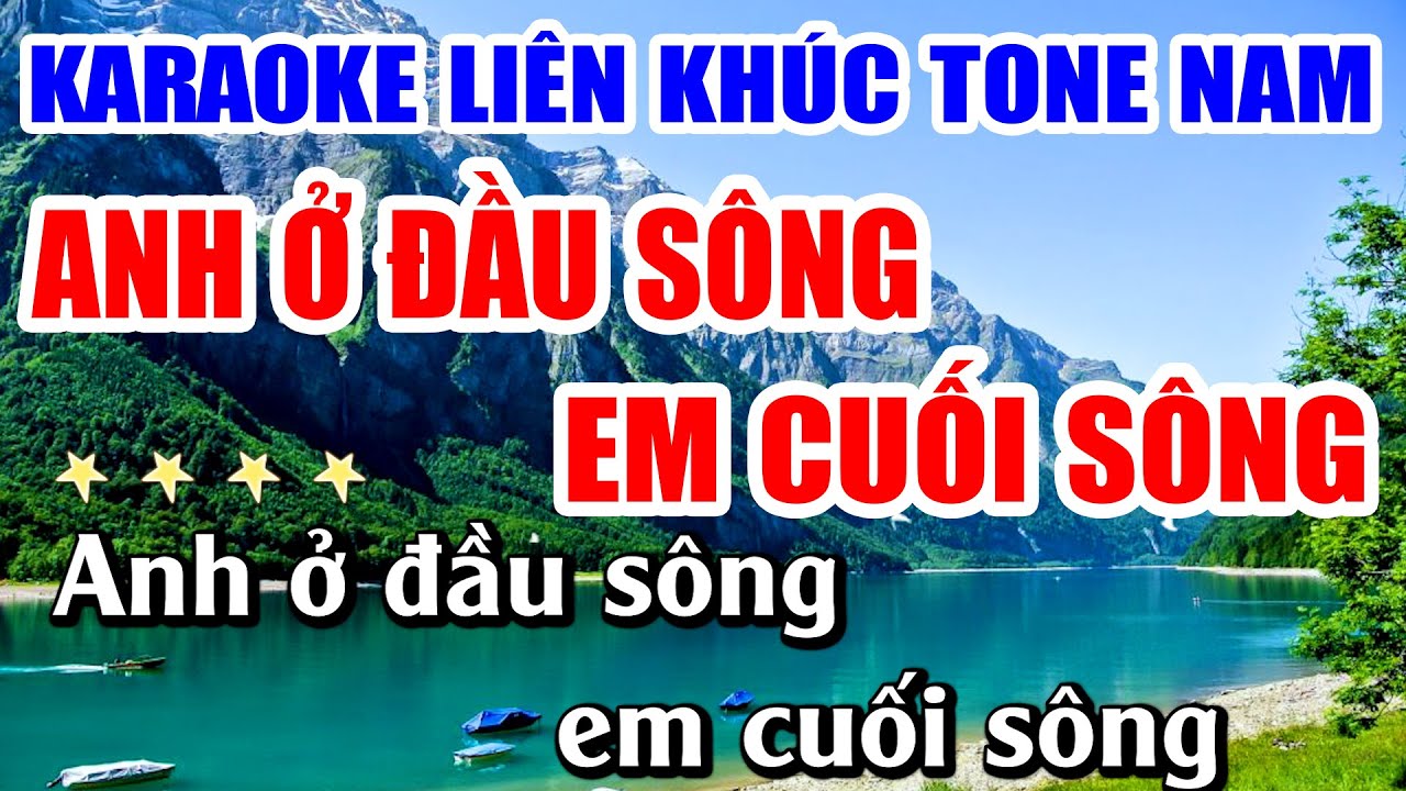 Liên Khúc Karaoke Anh Ở Đầu Sông Em Cuối Sông Nhạc Sống Khánh My | Dễ Hát Nhất