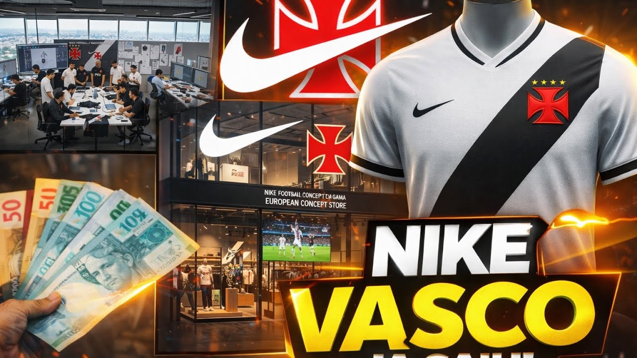 VASCO + NIKE 👕⚡ | Valores, contrato e o novo manto🖤🤍