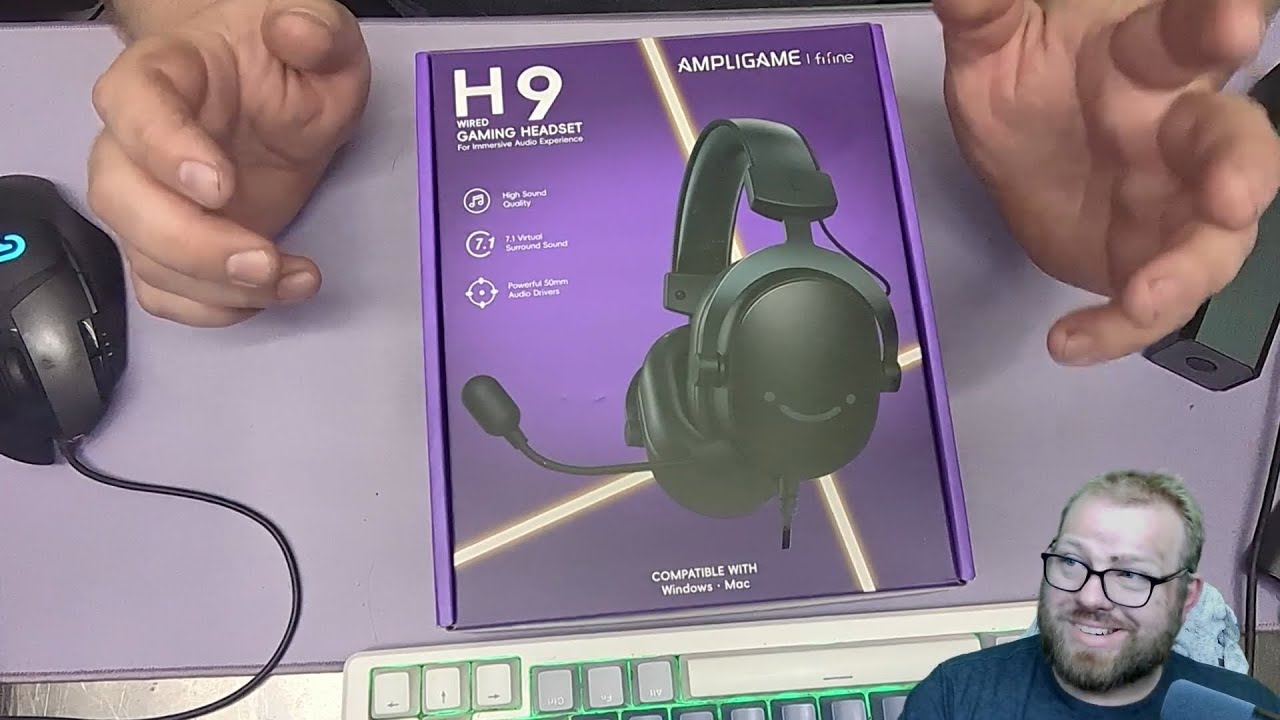 Первый взгляд на распаковку FiFine H9