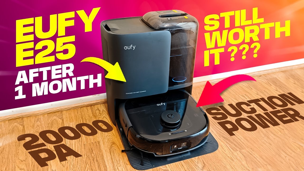 Обзор eufy E25 (1 месяц): стоит ли покупать в 2025 году? Робот-пылесос eufy Omni E25