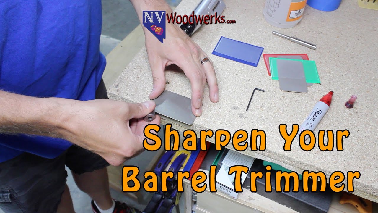 How To Sharpen A Barrel Trimmer | Pen Mill For Pen Turning - Quick Tips