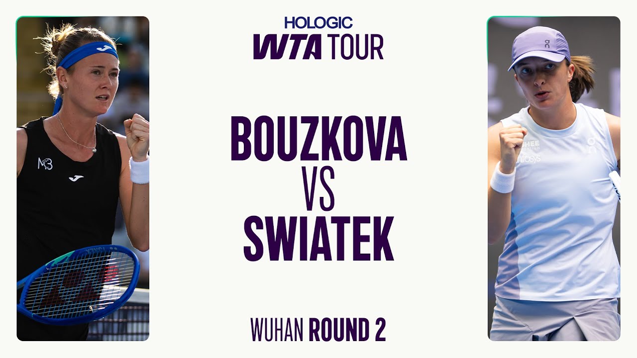 Marie Bouzkova vs. Iga Swiatek | 2025 Wuhan Round 2 | WTA Match Highlights