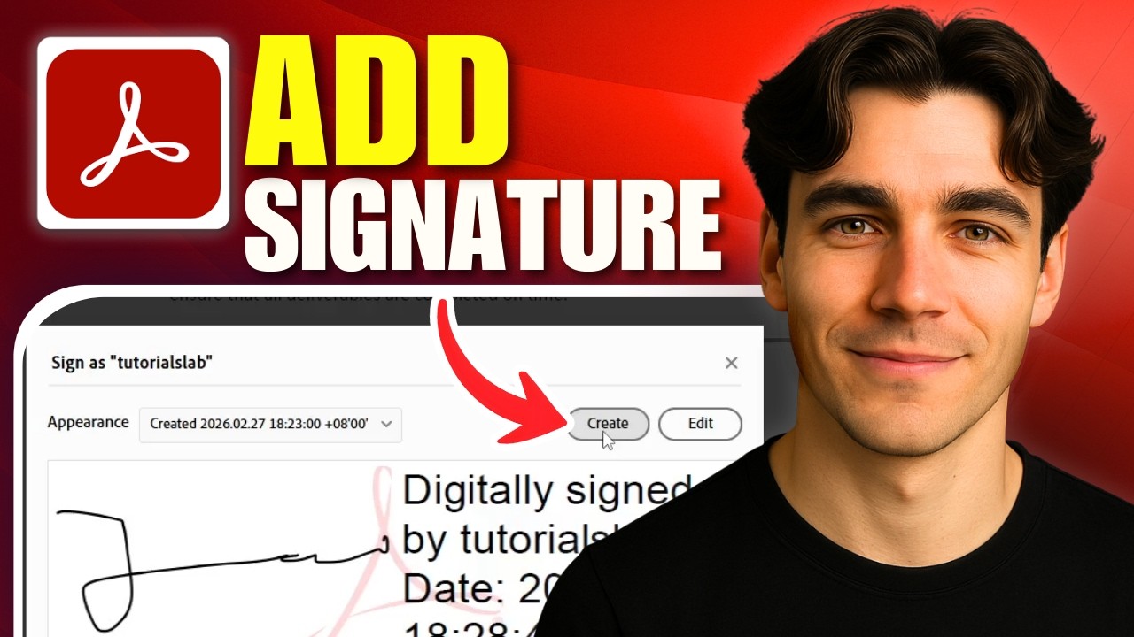 How To Add A Digital Signature To A PDF With Date And Time Using Adobe Acrobat Pro DC(Tutorial 2026)