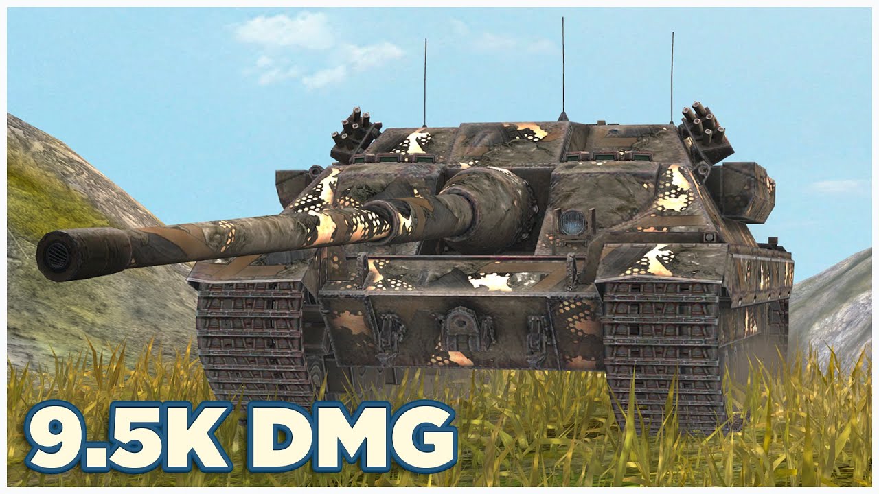FV217 Badger &bull; 9.5K DMG &bull; 5 KILLS &bull; WoT Blitz