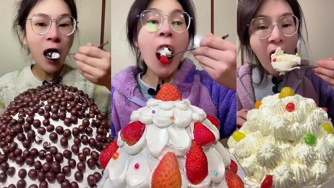 The most delicious Cream Cakes | Yummy ASMR Chinese Mukbang Cake | Eating Cake Eating Challenge​