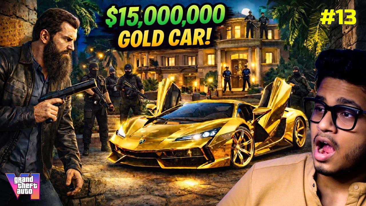 Is This 15 Million Dollar Gold Car Real? 😱 | GTA 5 Gameplay
