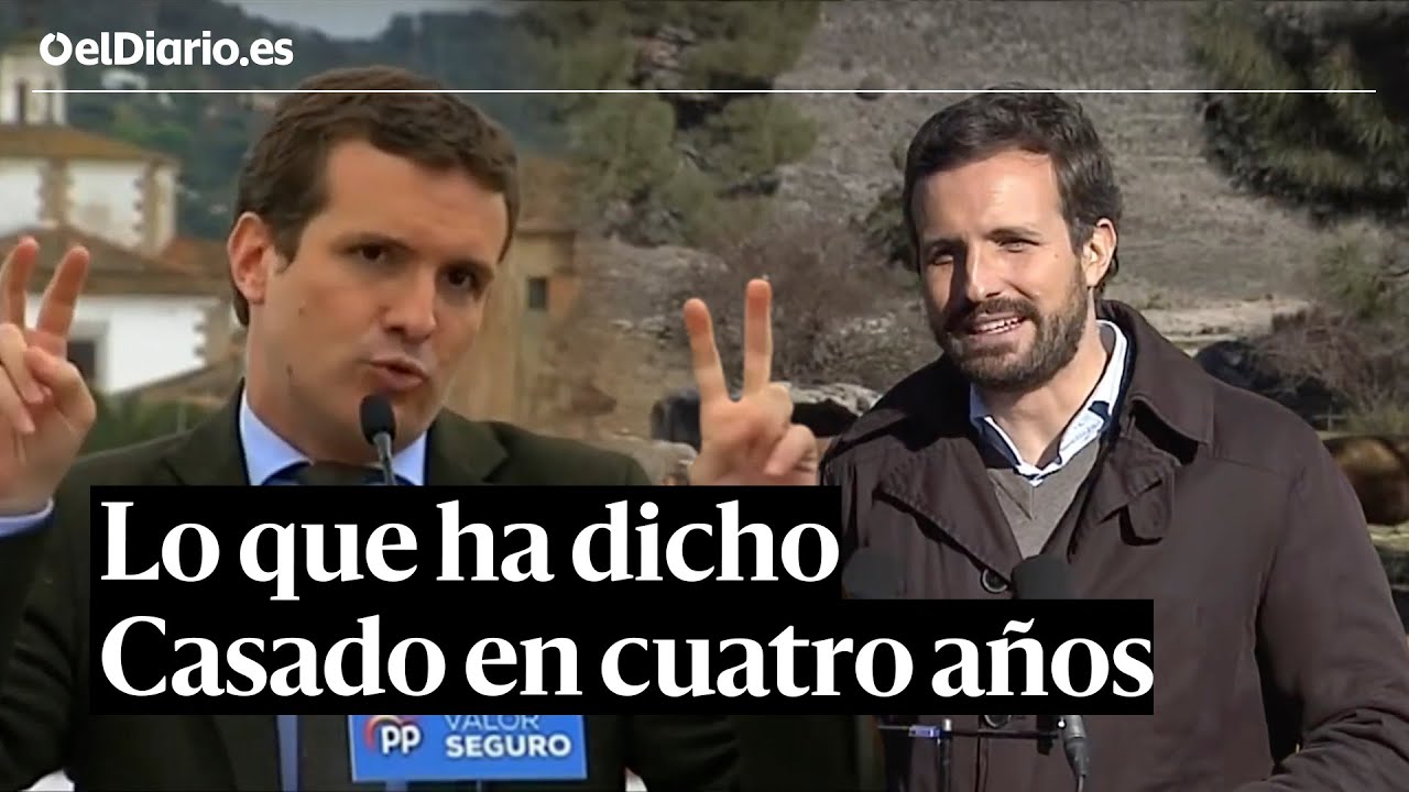 Las frases de Pablo Casado que han marcado su presidencia del Partido Popular