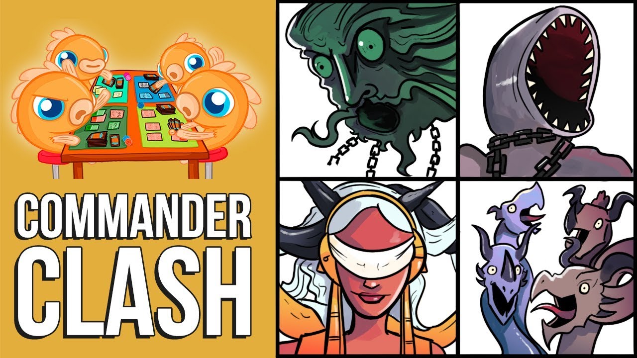 Commander Clash S7 E21: Mythics of Theros Beyond Death | Klothys vs. Kroxa vs. Polukranos vs. Uro