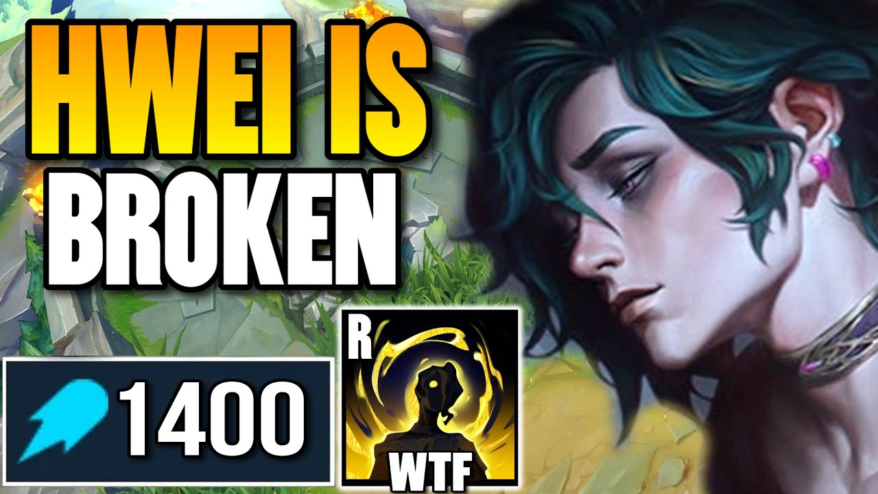 WHEN THE NEW CHAMPION HWEI HITS 1400 AP! THIS IS BEYOND BROKEN