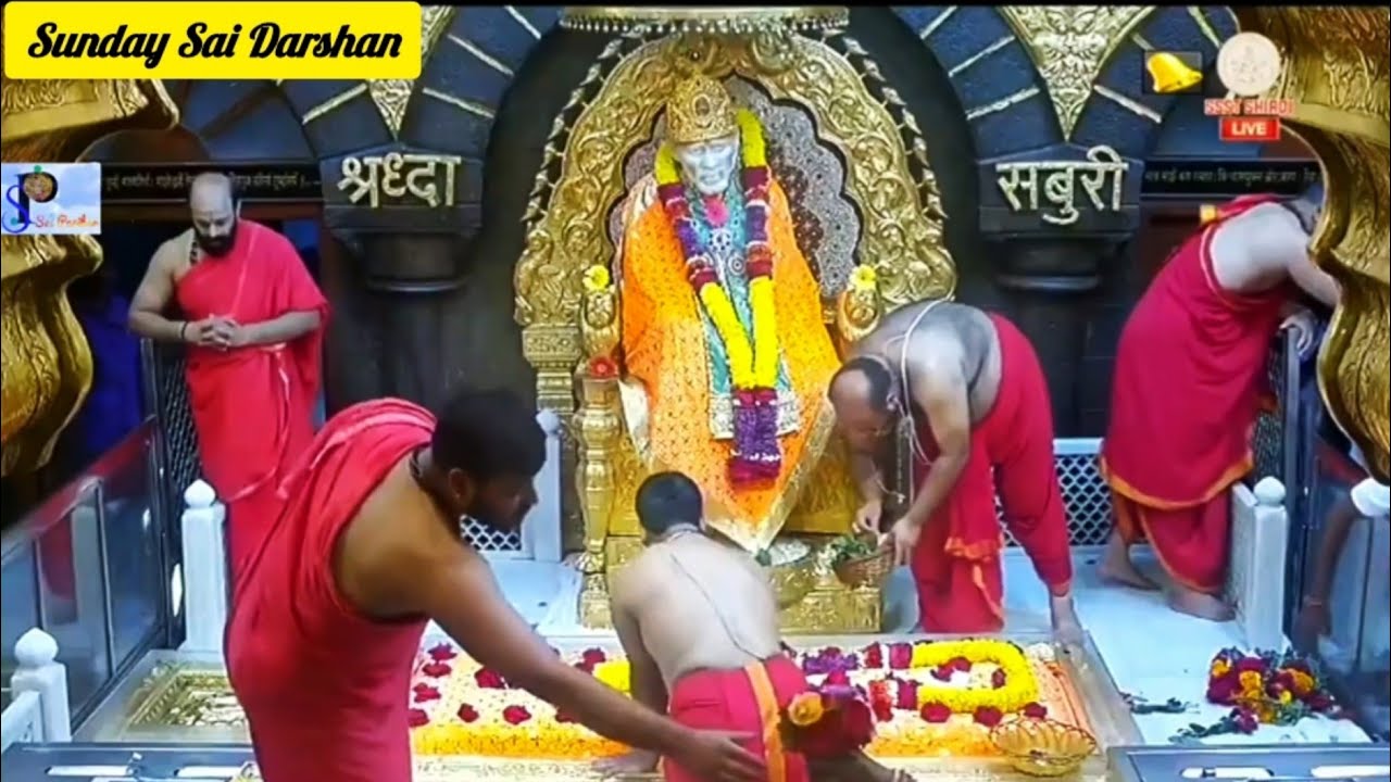 Sai baba Darshan-10th Aug 2025 🪔🌺🌼🌷👣🙏||@Saipariwar100 #everyone #trending #saibabasongs #sai