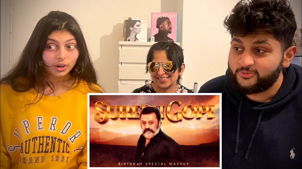 Suresh Gopi Birthday Mashup | Linto Kurian | 2021 - 🇬🇧 FIRST TIME Reaction!