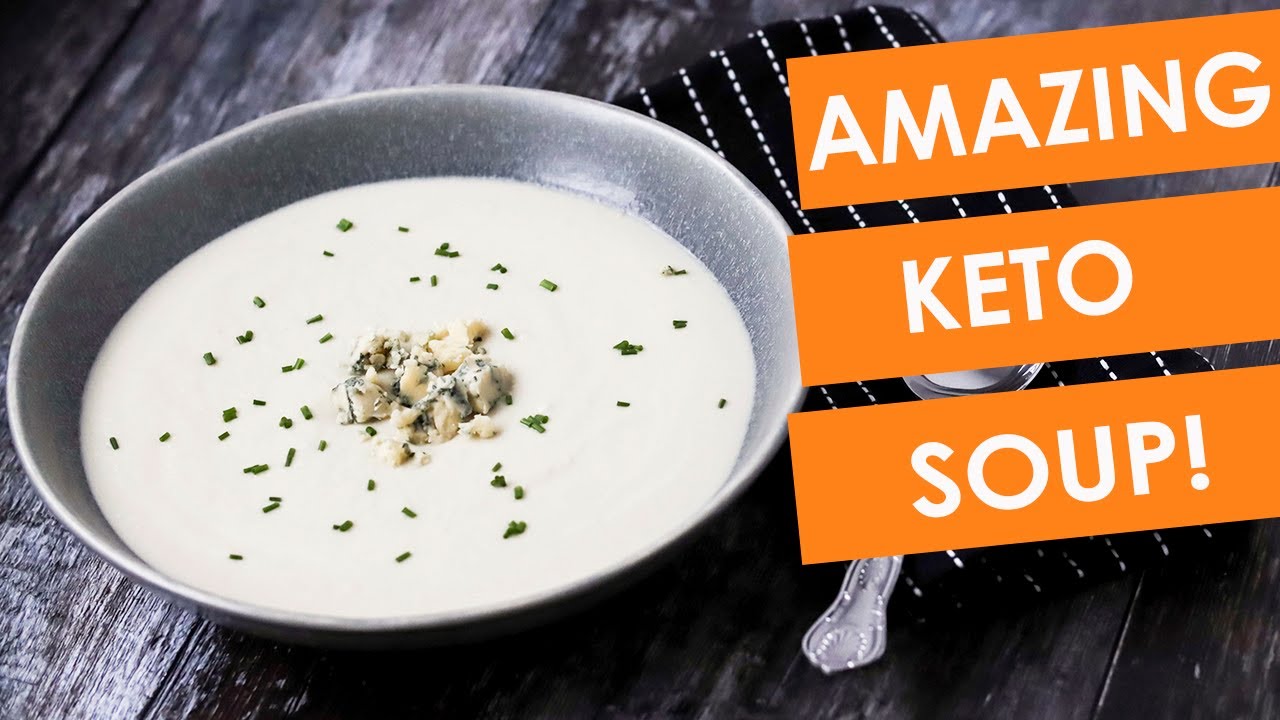 Keto Soup Recipe - Hearty Cauliflower Blue Cheese - Good Soup