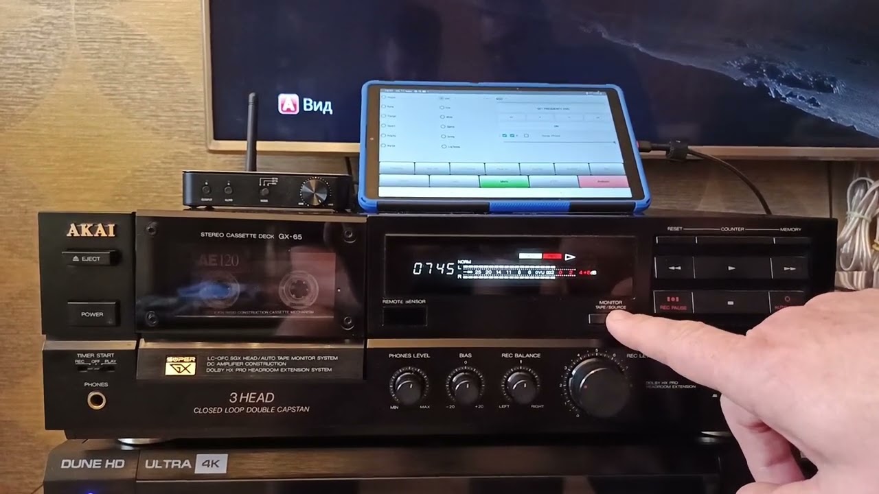 обзор кассеты  TDK AE120,  тест на запись Akai GX-65, группа Zodiak