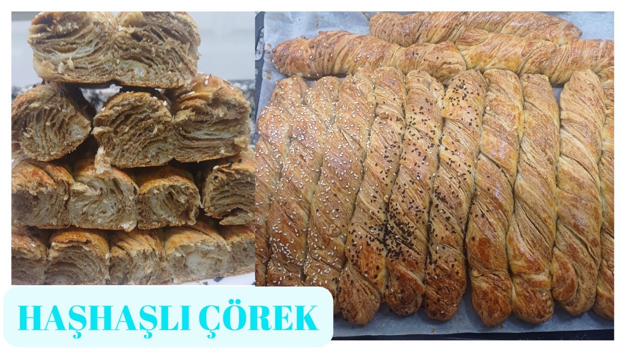 USTASINDAN HAŞHAŞLI, TAHİNLİ, CEVİZLİ ÇÖREK  / LİF LİF BÜKME NASIL YAPILIR?