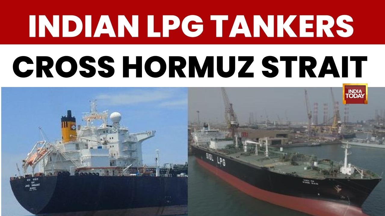 War Breaking: Two Indian LPG Tankers Exit War Zone, Navy Escorts Amid West Asia Tensions