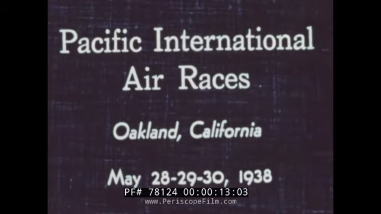 1938 PACIFIC INTERNATIONAL AIR RACES OAKLAND CALIF. & NATIONAL AIR RACES CLEVELAND OHIO  78124