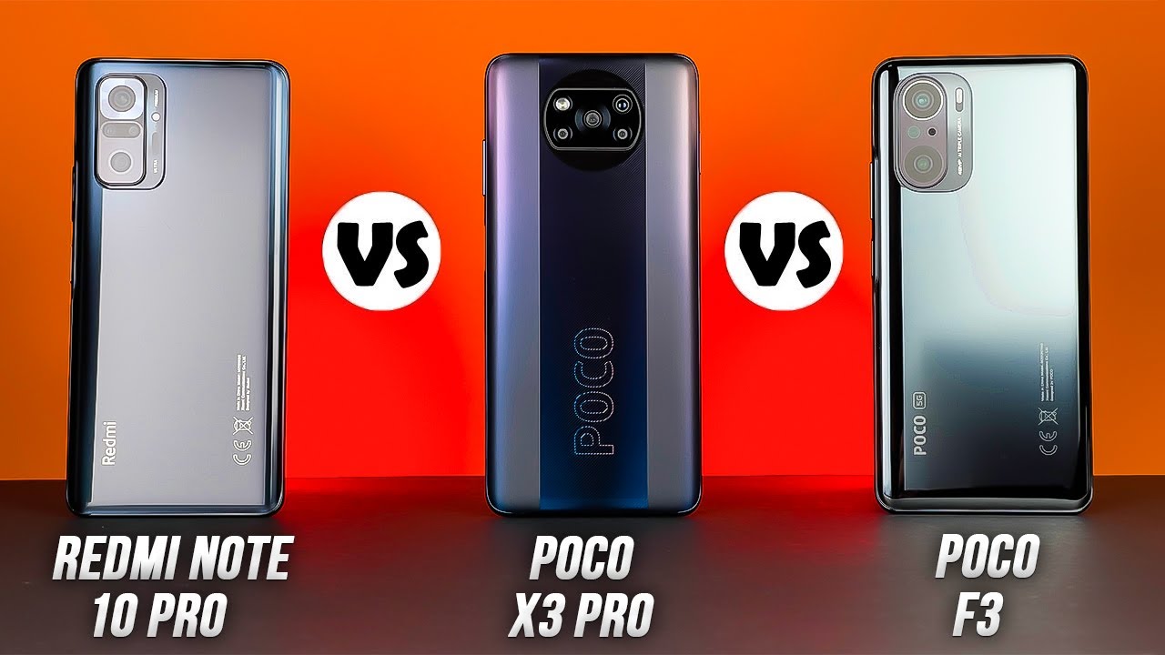 REDMI NOTE 10 PRO vs POCO X3 PRO vs POCO F3 - Выбрали Лучший Xiaomi!