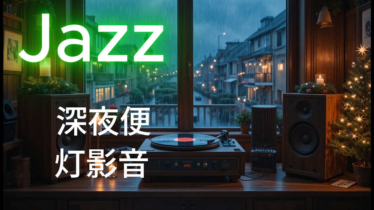【昭和レトロジャズ】📻深夜ラジオに滲む温かなジャズ｜煙草とランプの影が揺れる夜BGM｜リラックス・作業・読書