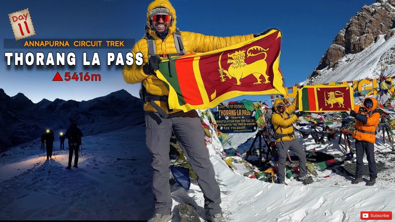 Thorong La Pass 5,416m🔺| Annapurna Circuit Trek | The High Pass