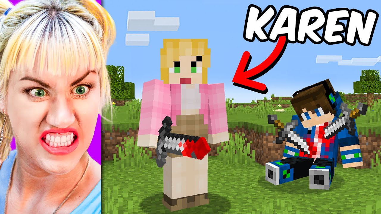 I Fooled My Friend as a KAREN in Minecraft