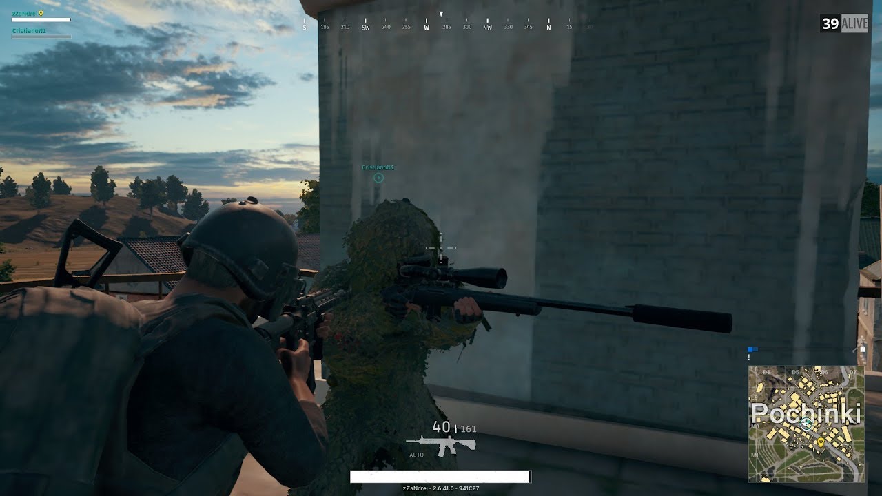 M24 CU 15X + GHILLIE SUIT CU FRATELE CRISTIANO! RUPEM TOT! PUBG!