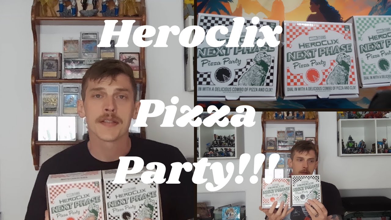 Pizza Party! Heroclix Pizza Party Opening Including Online Exclusive