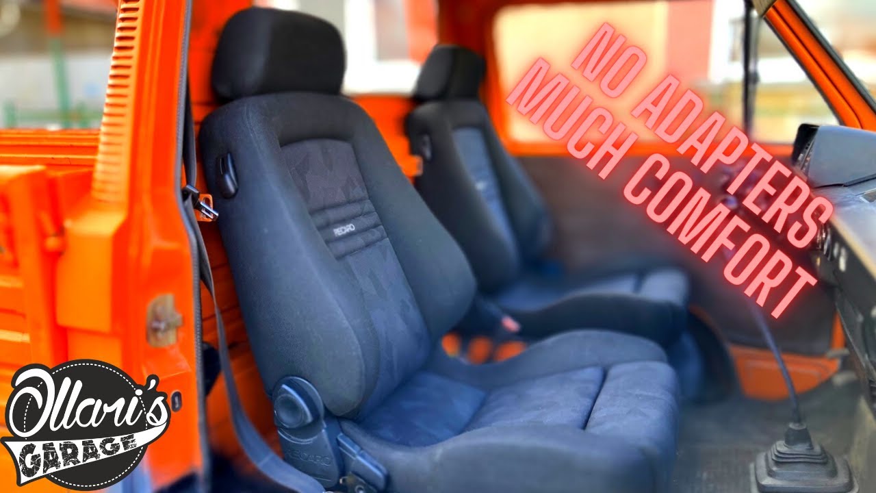 How to install RECARO seats in a Volkswagen T3 / Vanagon without welding or adapters!
