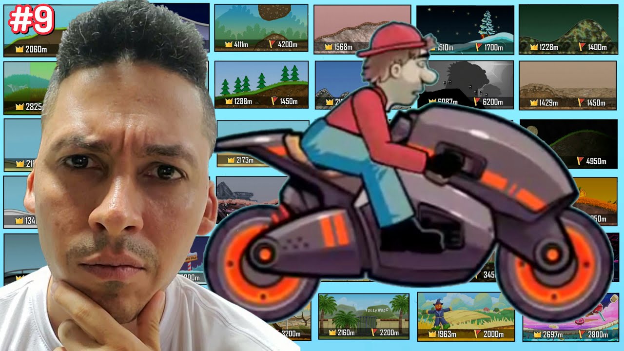 Hill Climb Racing - #9 - Auto Rápido En Todos Los Niveles - Juegos De MELVIN