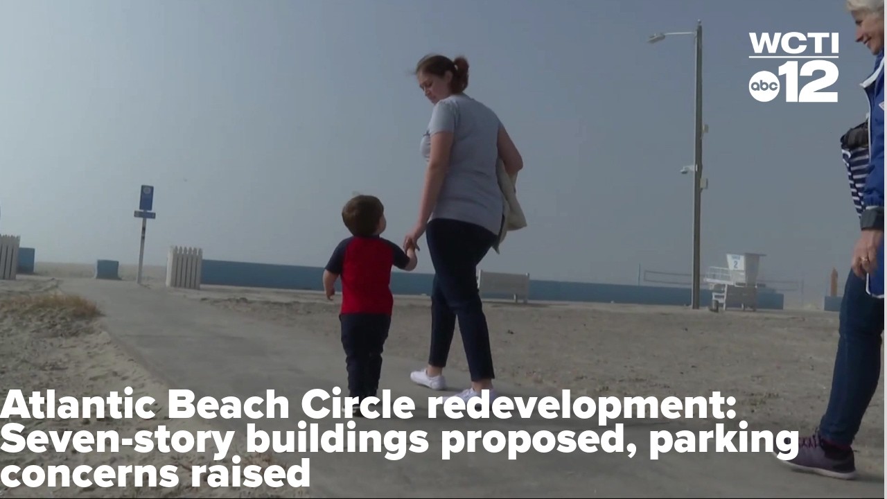 Проект реконструкции Atlantic Beach Circle: предлагается строительство семиэтажных зданий, высказ...