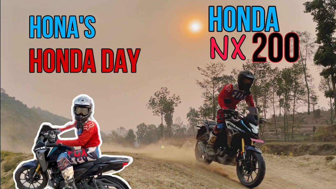 A day in my life with HondaNx200 @Bhim Hona #dirttemple #honda  #bikelife