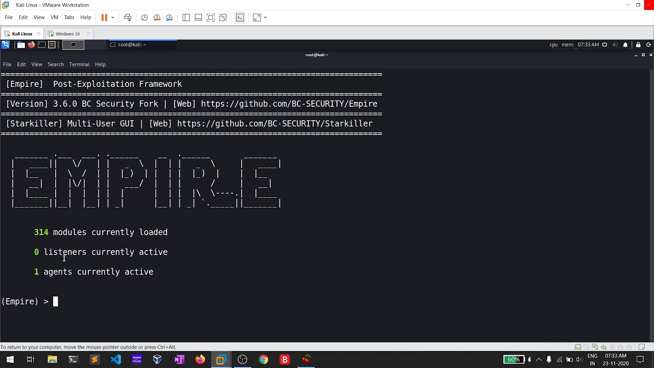 Учебник по Powershell-empire