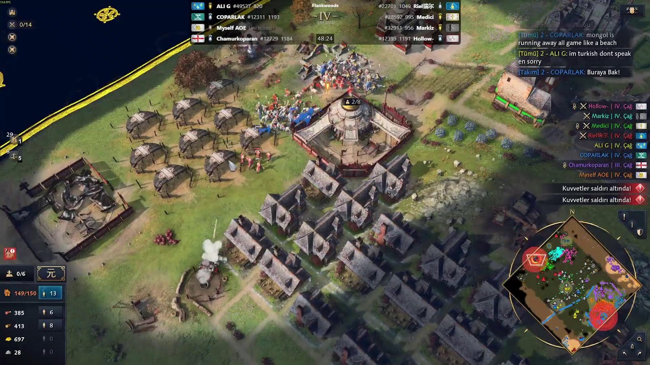 izleyicilerle nomad Age of Empires IV solo oyunlar ardından takımlı veya halk günü